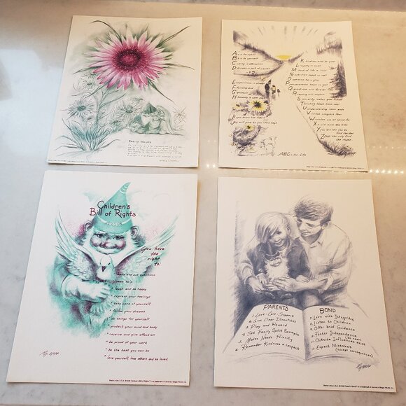 4 Prints by Marilyn Zapp 1990s - Picture 1 of 1